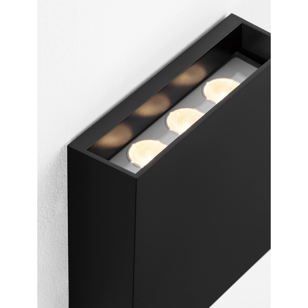 Applique murale élégante Way noir Lyora 5212017453754