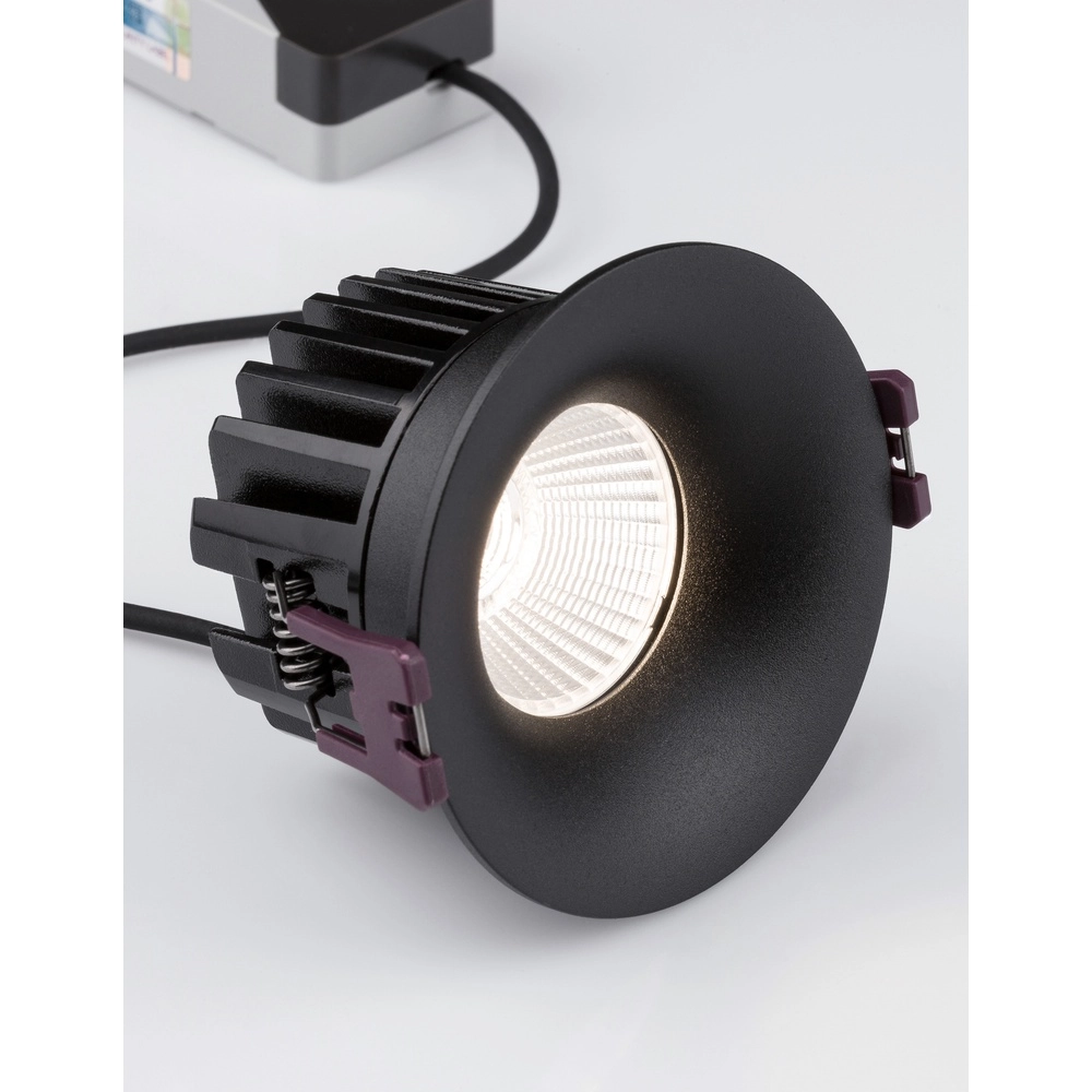 Spot encastré noir Blade Ø 8,5 cm