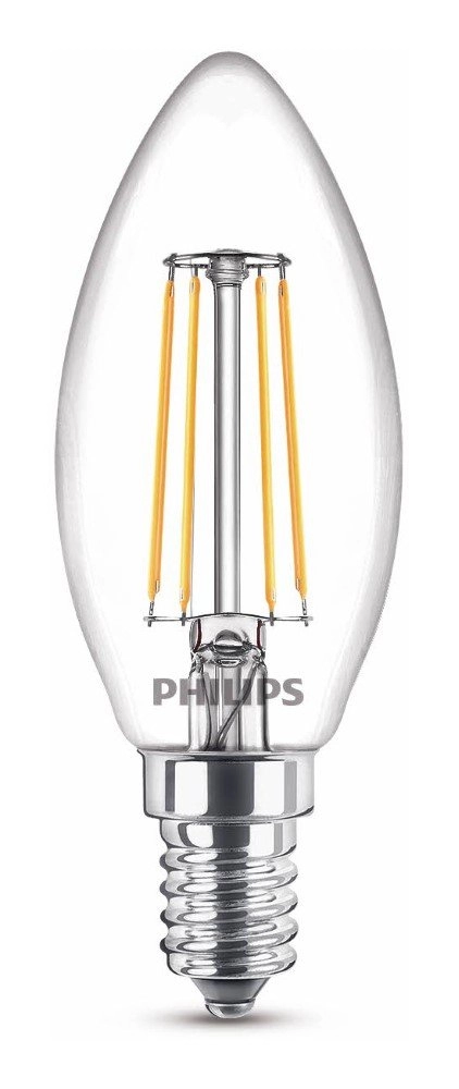 4,3W - E14 - 2700K - 470 lumen lot de 3 Philips 8718699763817