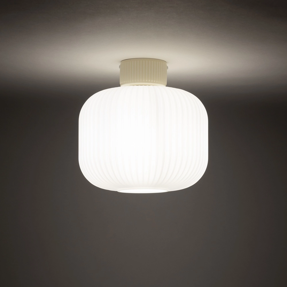 Lampe de plafond Aurora Ø 25 cm brun sable Lyora 5903139119702