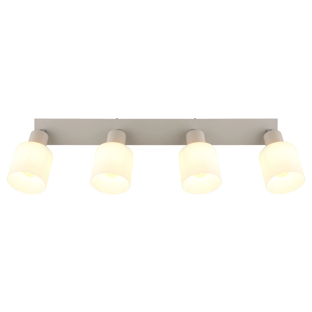 Spot de plafond 4 lumières Trent brun sable Globo 9007371566976