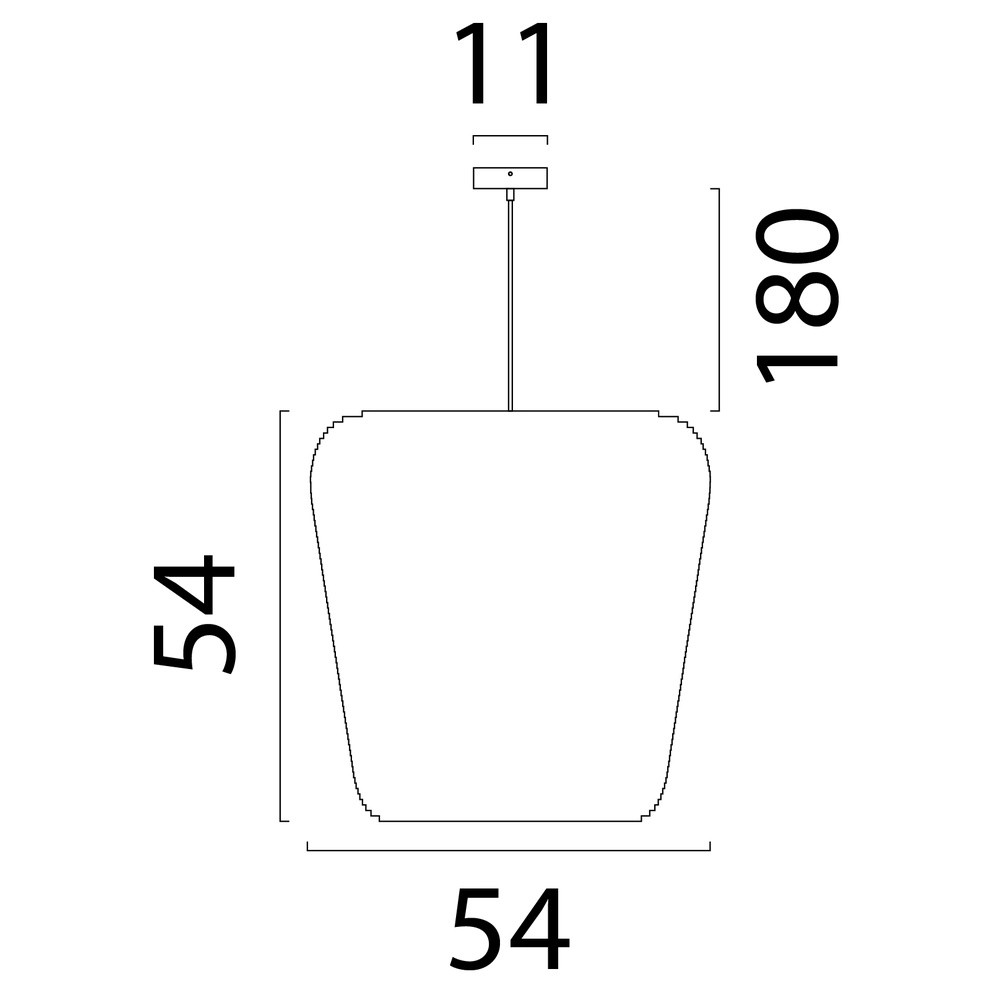 Lampe suspendue à sable Carta Moody Ø abat-jour Think Paper 54cm Masterlight 8718121419923