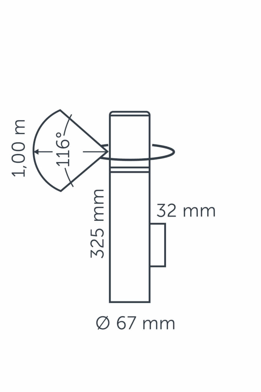 Applique murale Liv Wall White LED 12 volts In-lite 8717051003820
