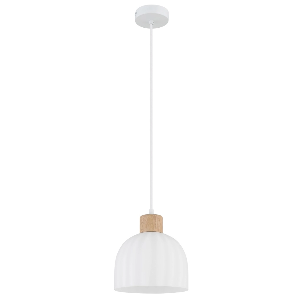 Lampe suspendue Swanson blanc Ø 20 cm Globo 9007371586998