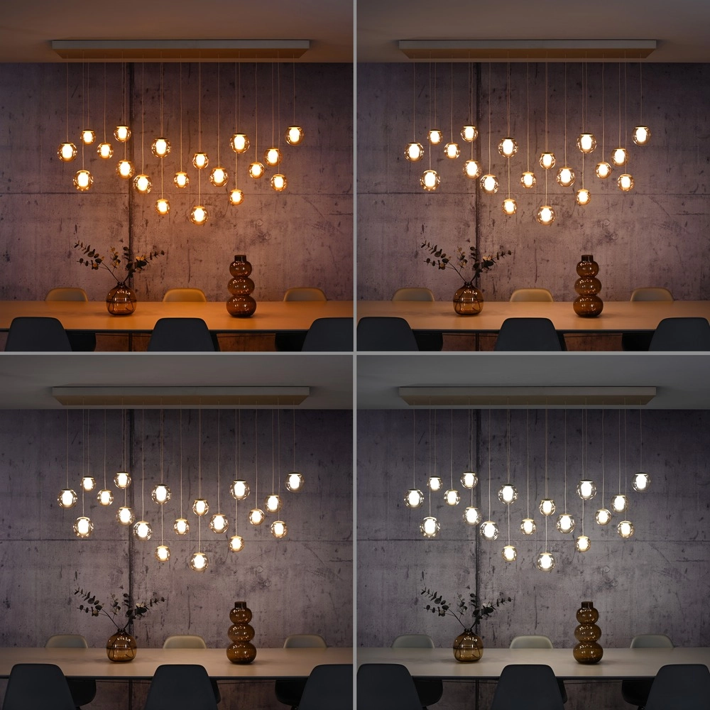 Lampe pendante à 19 lampes Pure Popup Bronce Paul Neuhaus 4012248396704