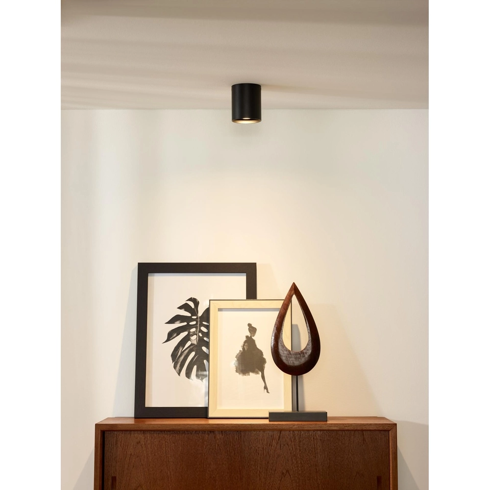 Projecteur de plafond Bodi Ø 8 cm de noir Lucide 5411212091536