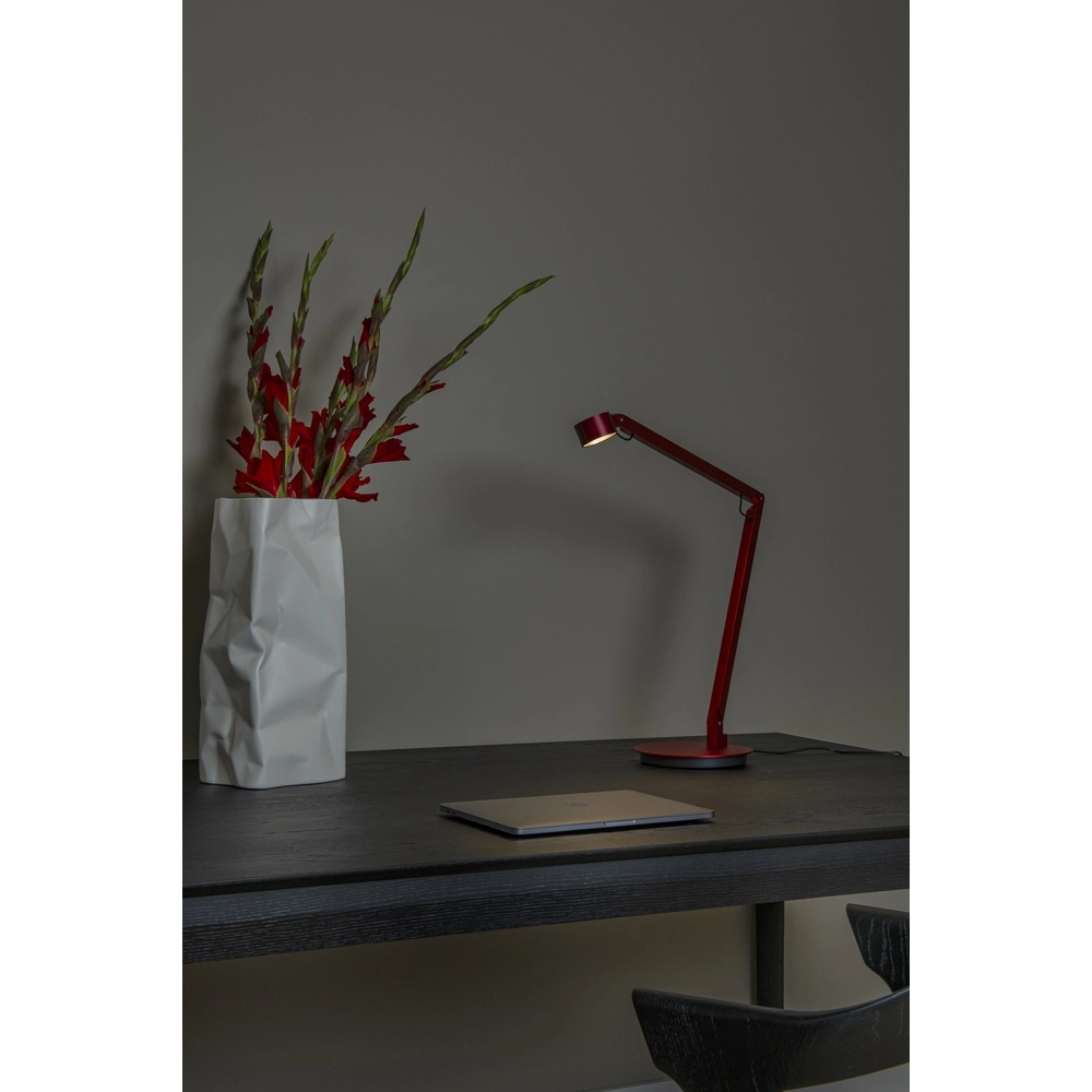 Lampe de bureau Ogden Rouge Premium by Lucide 5411212560315