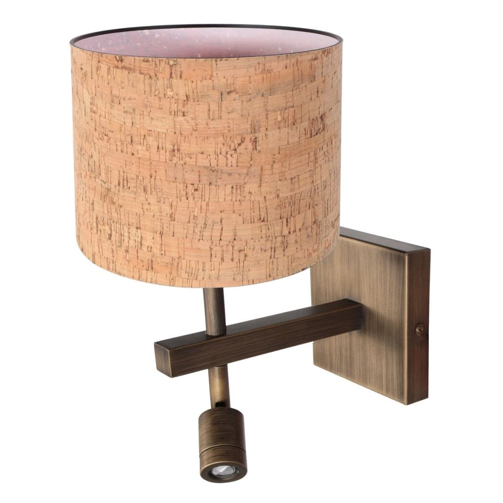 Lampe murale Stang avec un bouchon en liège Steinhauer 8712746189636