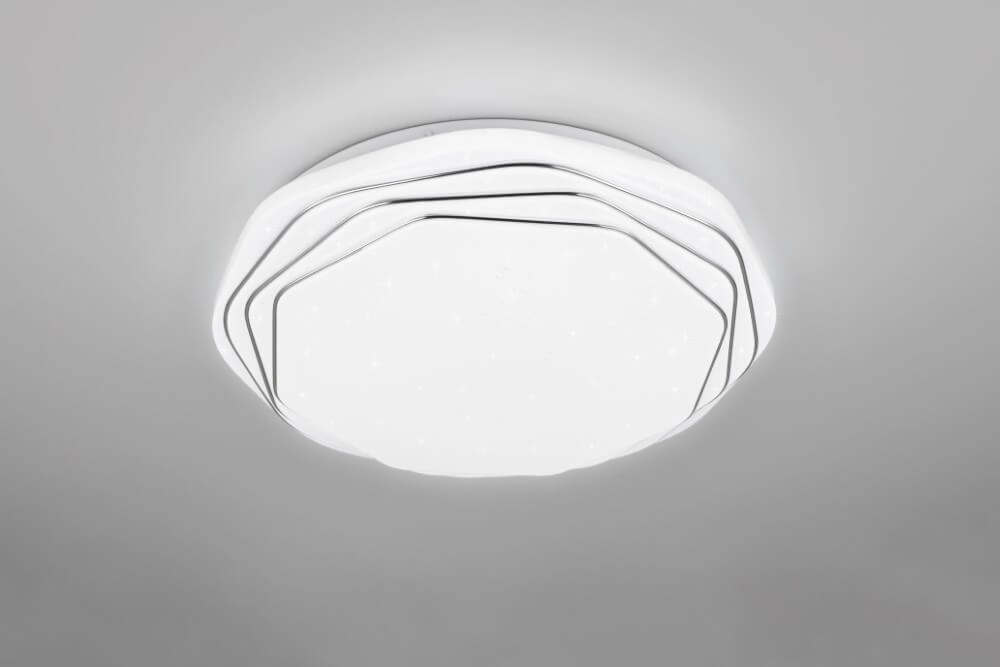 Plafonnier LED Dizzy avec télécommande Trio 4017807614862