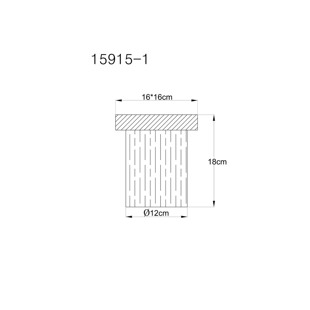 Lampe de plafond Underwood bois Globo 9007371478033