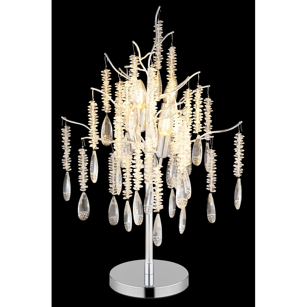 Lampe de table Kinga Gris argenté Globo 9007371579006