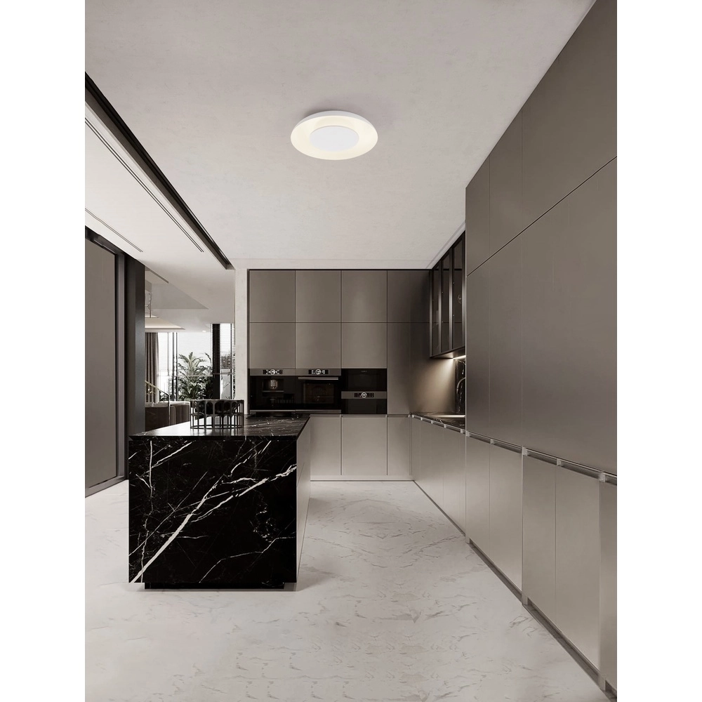 Plafonnier design Epos Ø 40cm blanc Lyora 5212017463166