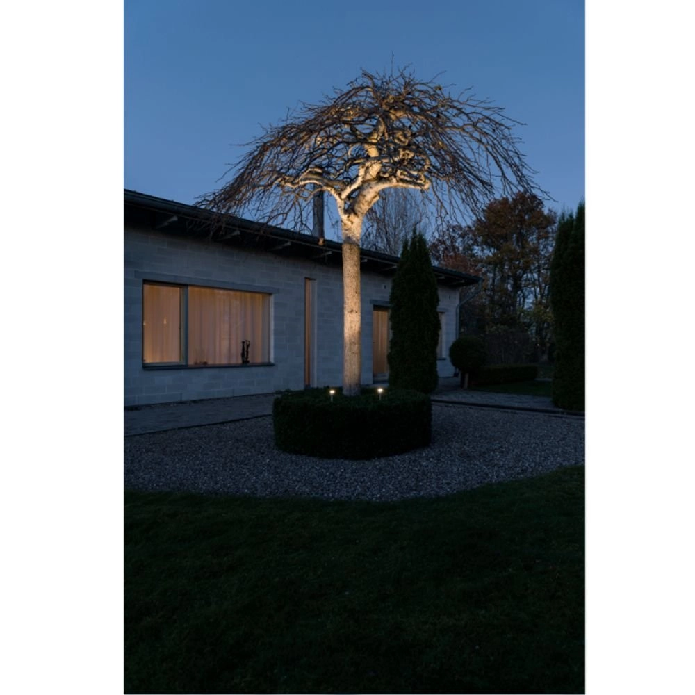 Spot de jardin LED Monza Uplight 77,5 cm gris métallisé KonstSmide 7318307964004