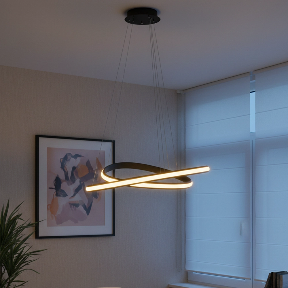 Suspension design Aries noir Ø 59cm