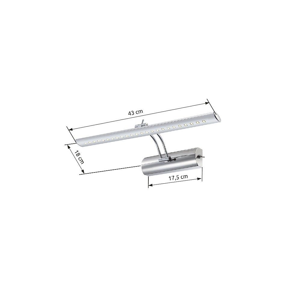 Lampe panoramique Picture I Chrome Globo 9007371291625