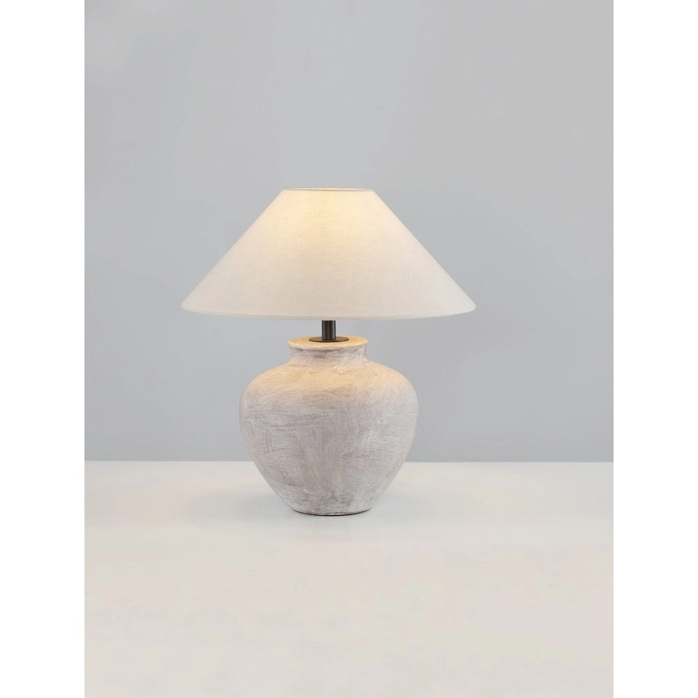 Lampe de table Lupe Céramique beige Lyora 5212017477880