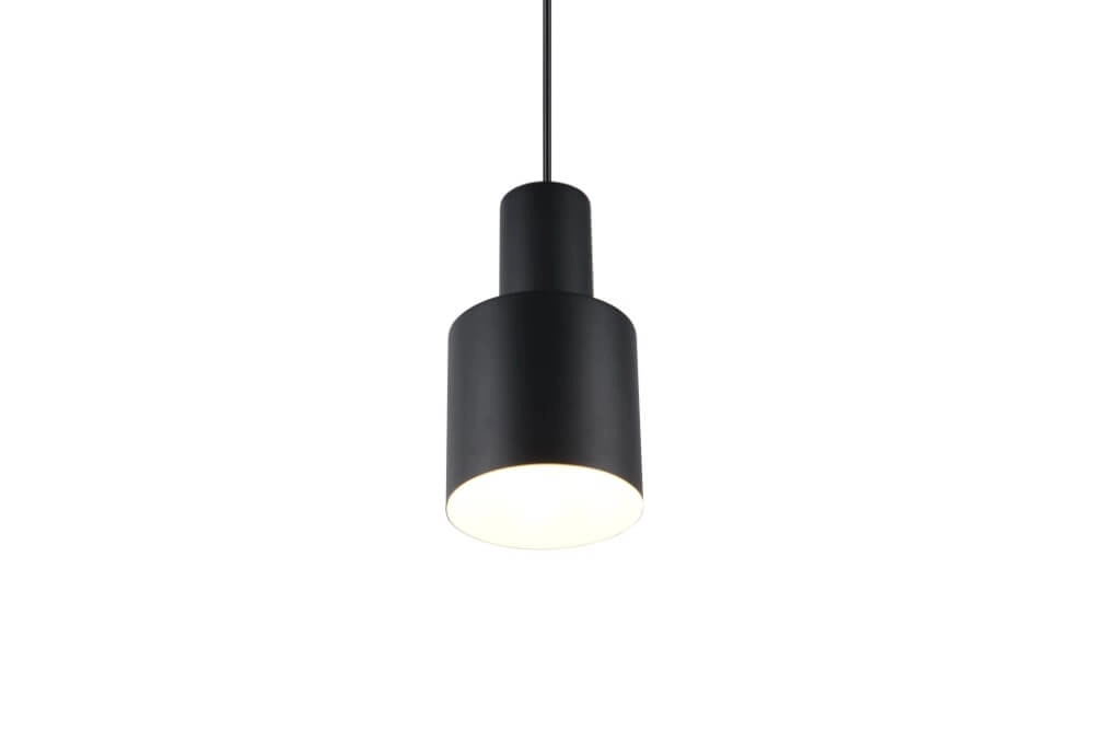 Pendule noire Agudo Ø12cm Trio 4017807613773