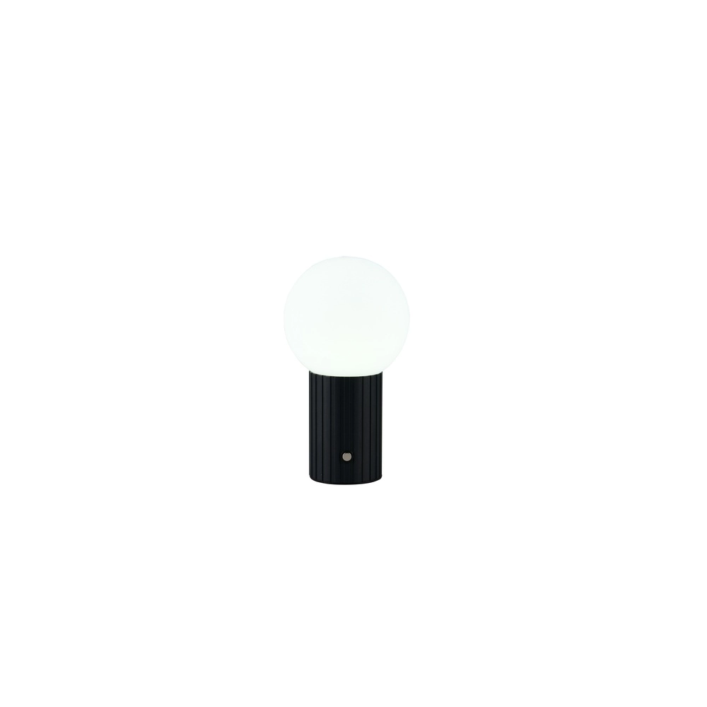 Lampe de table rechargeable Tauris noir et blanc Trio 4017807643480