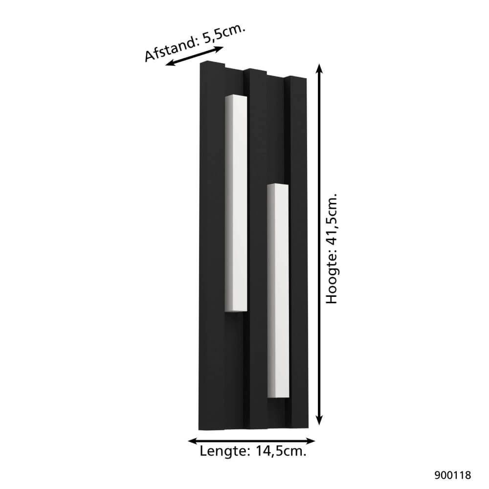 Applique moderne Fandina anthracite Eglo 9008606230150