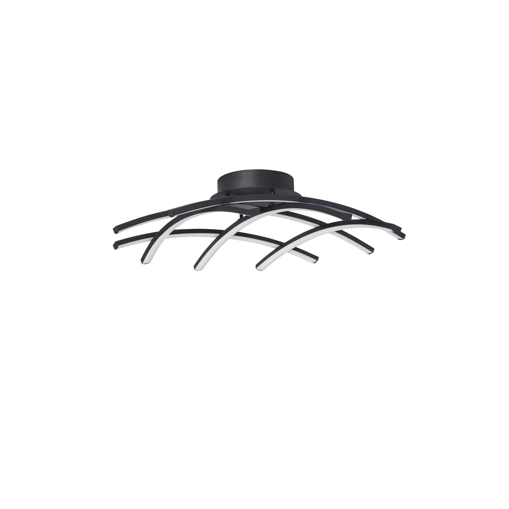 Plafonnier Narvi noir Lyora 5212017429216