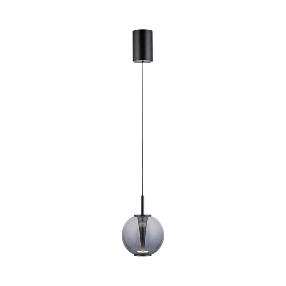 Suspension LED Pure Infinity avec verre fumé - Ø 18cm Paul Neuhaus 4012248399033