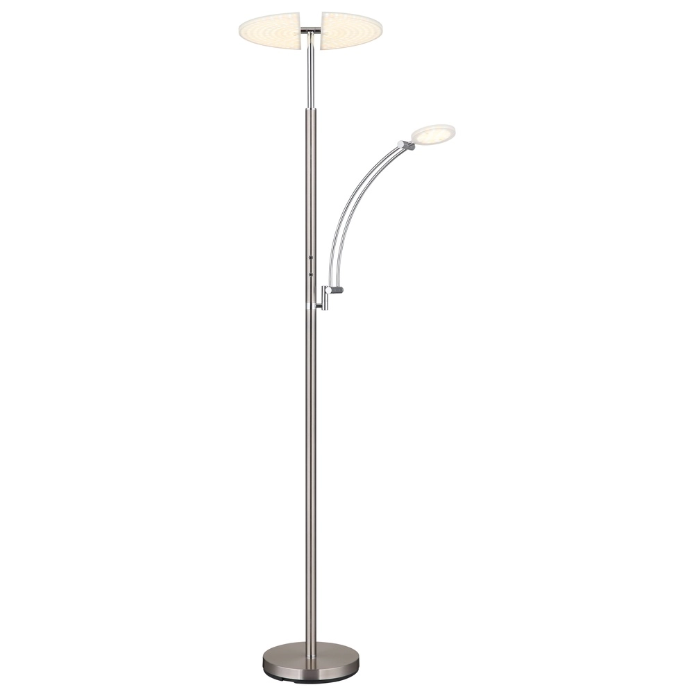 Lampe de pied Tirana nickel