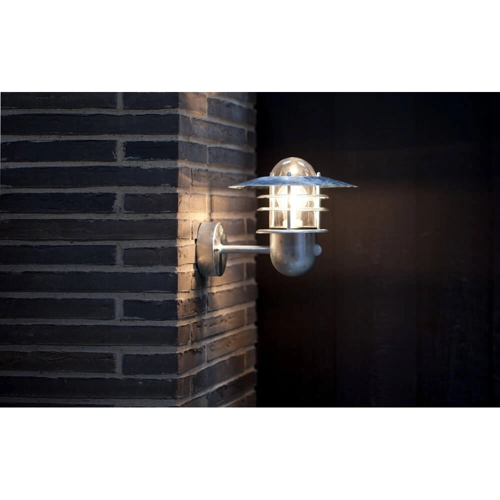 Applique murale Agger Zinc Grey Up avec capteur Nordlux 5701581210974