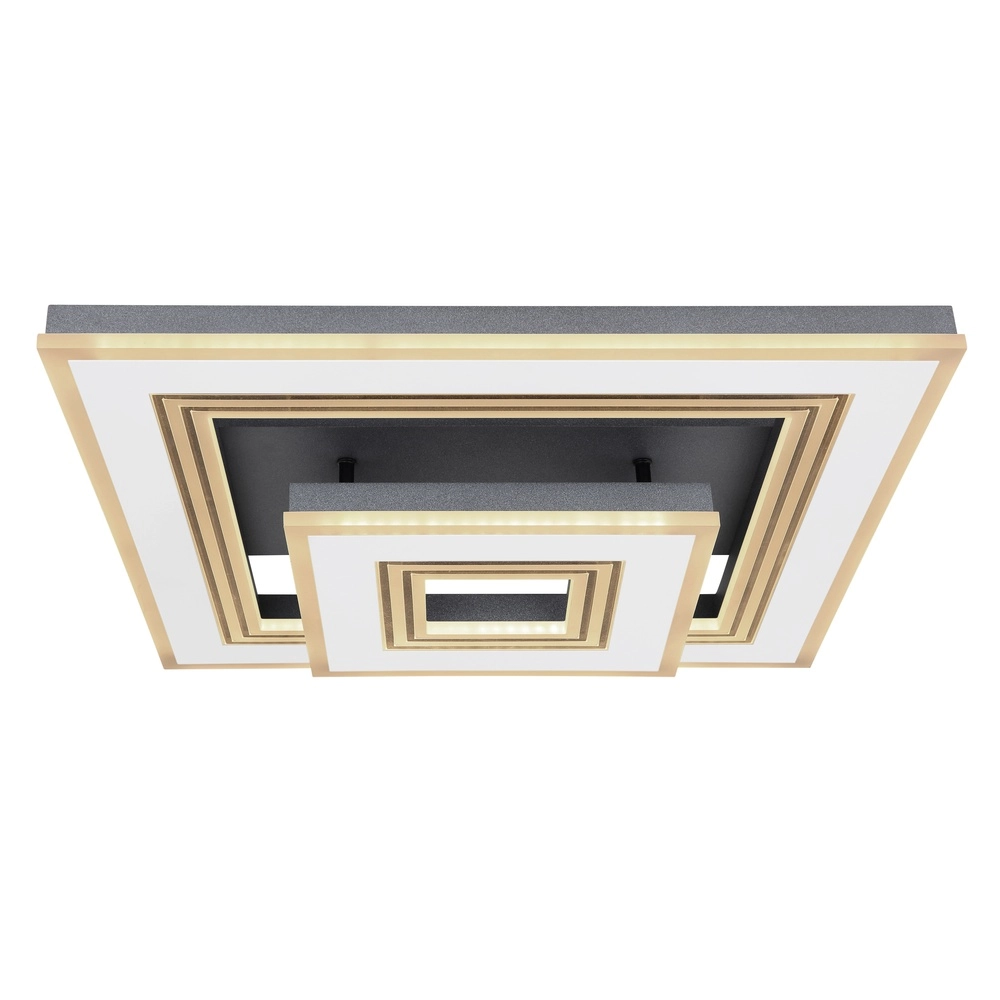 Lampe de plafond à design Jack blanc avec noir Globo 9007371419630