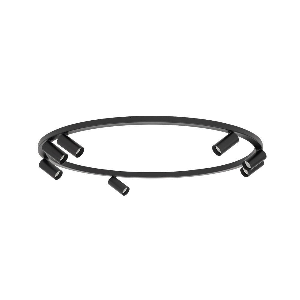 Projecteurs circulaires montés en surface Fourty 7x GU10 - noir Lyora 5903139119443