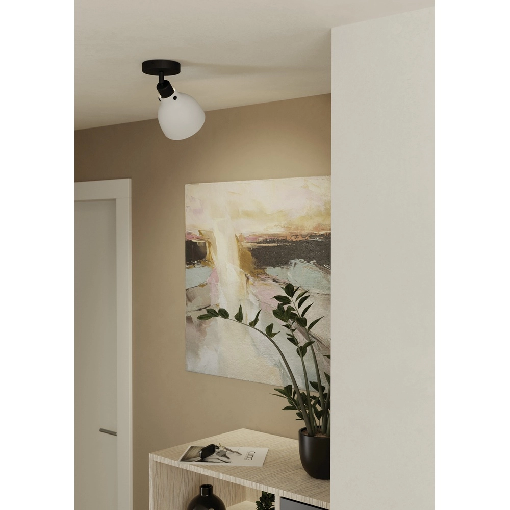 Lampe de plafond grise Matlock 1x E27 - conception Eglo 9002759438272