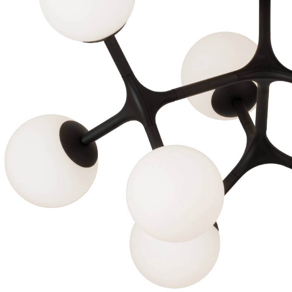 Plafonnier design Maragall 9 lumières noir Stars of Light 9002759395322