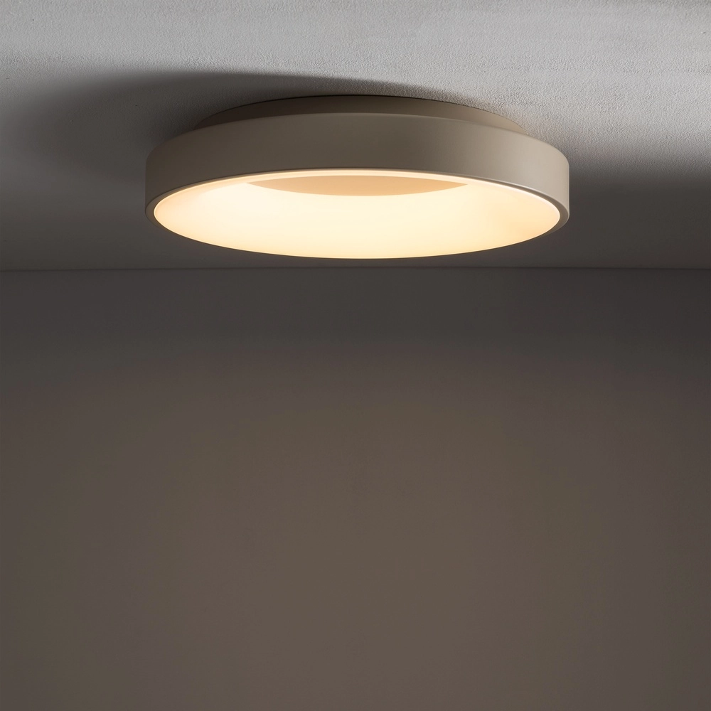 Lampe de plafond Nikki Led brun sable Ø 48cm - 3000K Lyora 5903139123655