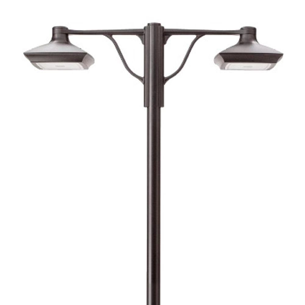 Lampe de jardin LED City Highlight LED - 2 lumières - 300cm gris graphite Franssen 8033239348768