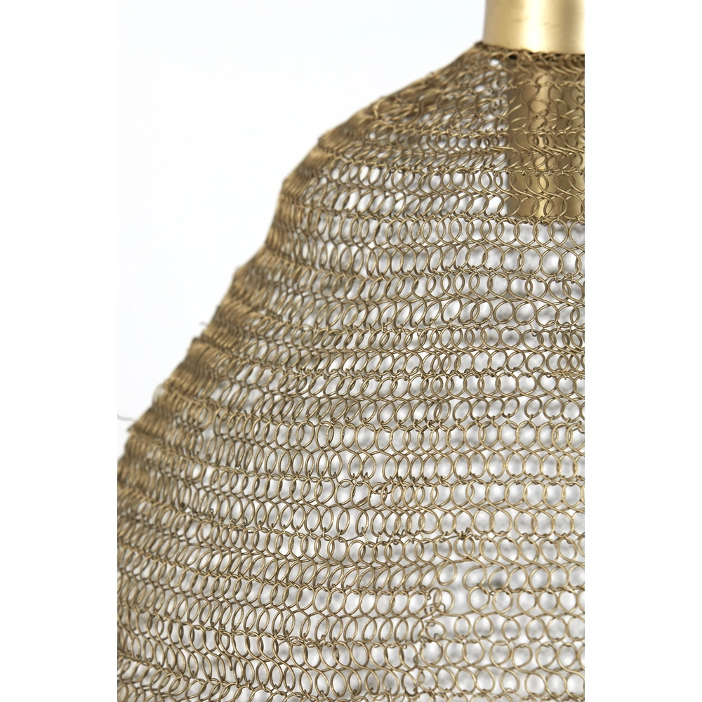 Lampe pendante en maille Nina Ø 38 cm - bronze ancien Light & Living 8717807175344