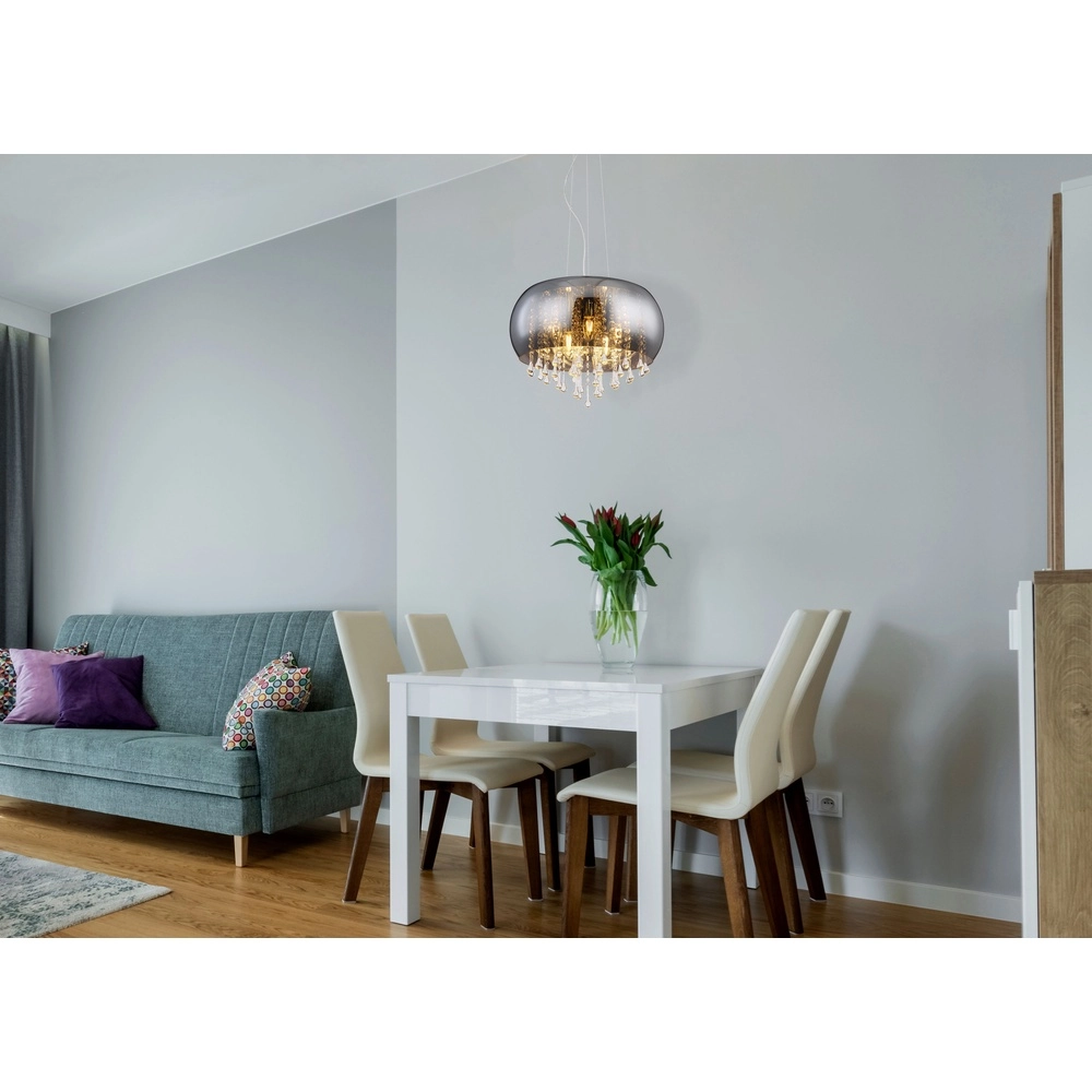 Lampe suspendue Kalla Ø chrome 44cm Globo 9007371412938