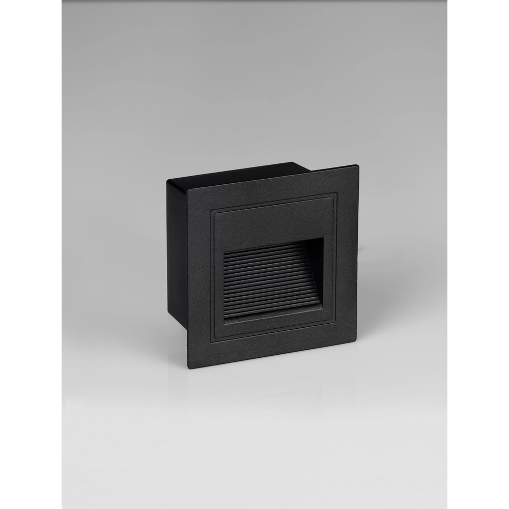 Luminaire encastré carré Mono noir Lyora 5212017471895