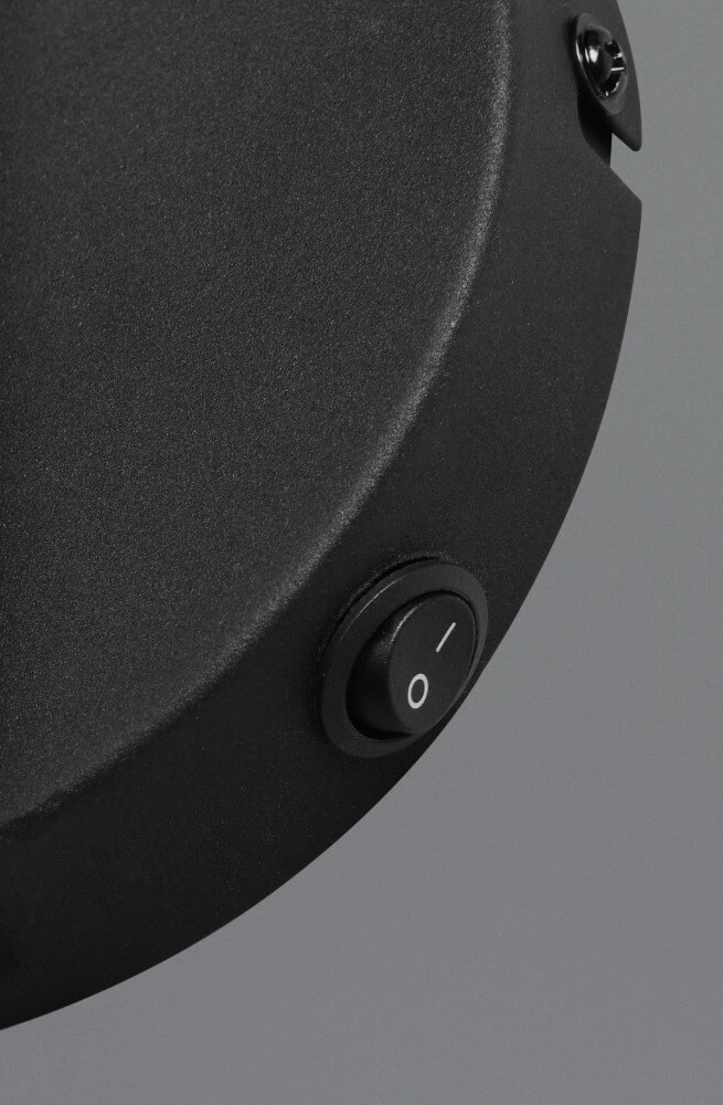 Applique murale en rotin Hive avec noir Trio 4017807637212