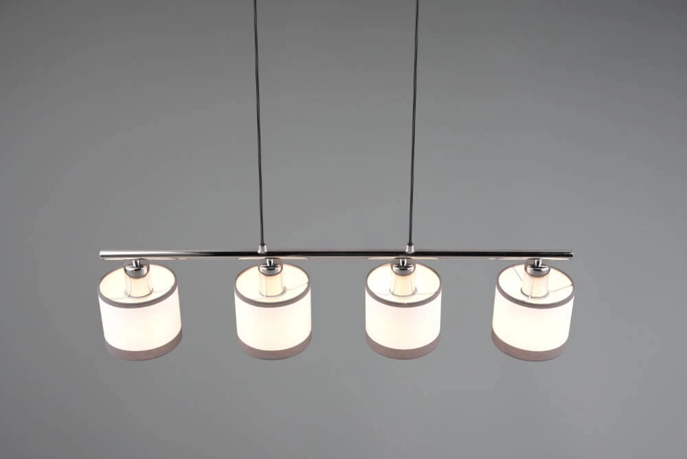 Lampe suspendue Davos blanc 4 lumières Trio 4017807574265