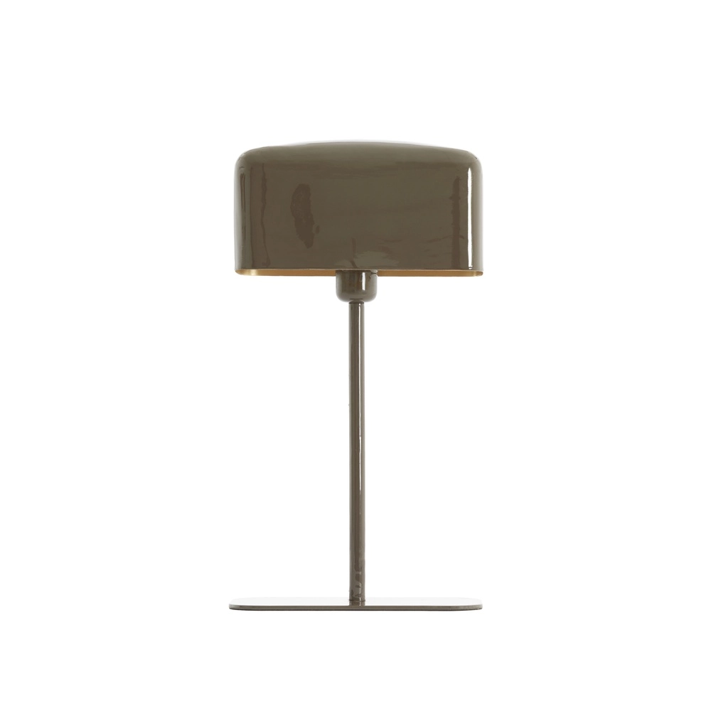 Lampe de chevet Elenie 25x13cm - brun foncé brillant