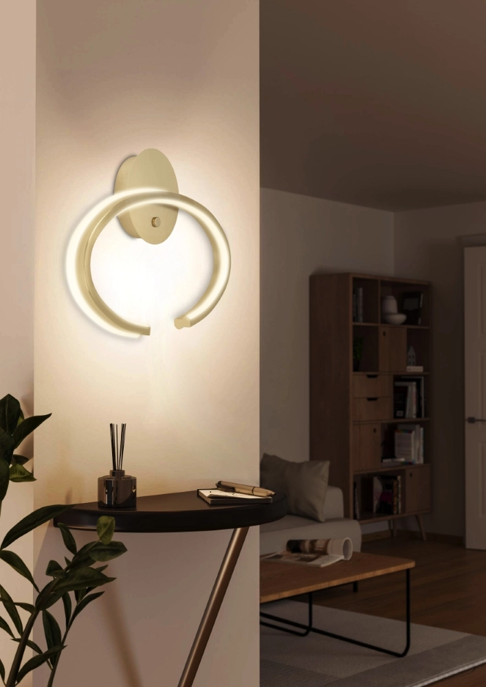 Design wall lamp Bogado gold with CCT Stars of Light 9008606357918