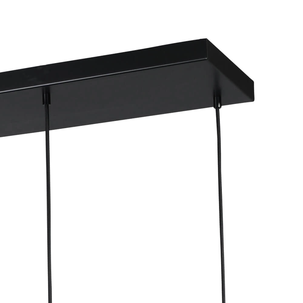 Lampe suspendue Lava 6x verre à fumée Ø 24cm Masterlight 8718121286242