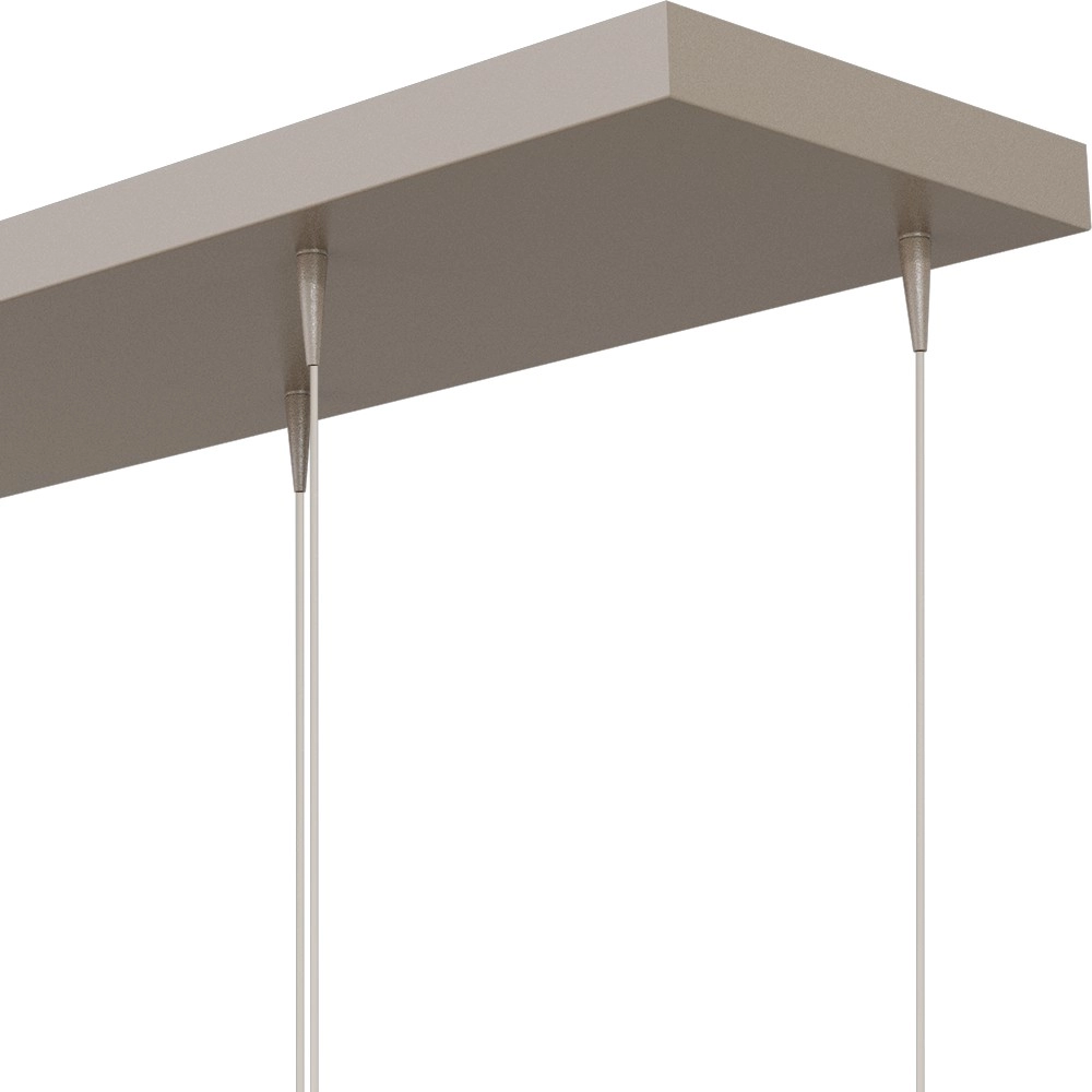 Lampe suspendue à 8 lampes Talana 130 cm beige terra Ø 6 cm DTW Masterlight 8718121389189