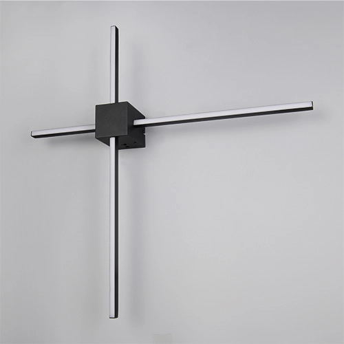 Lampe murale moderne Cassino noir 67,5 cm Trio 4017807683202