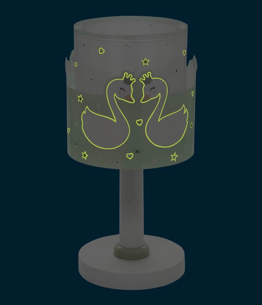 Lampe de table pour chambre d'enfant Sweet Love vert tendre Dalber 8420406617114