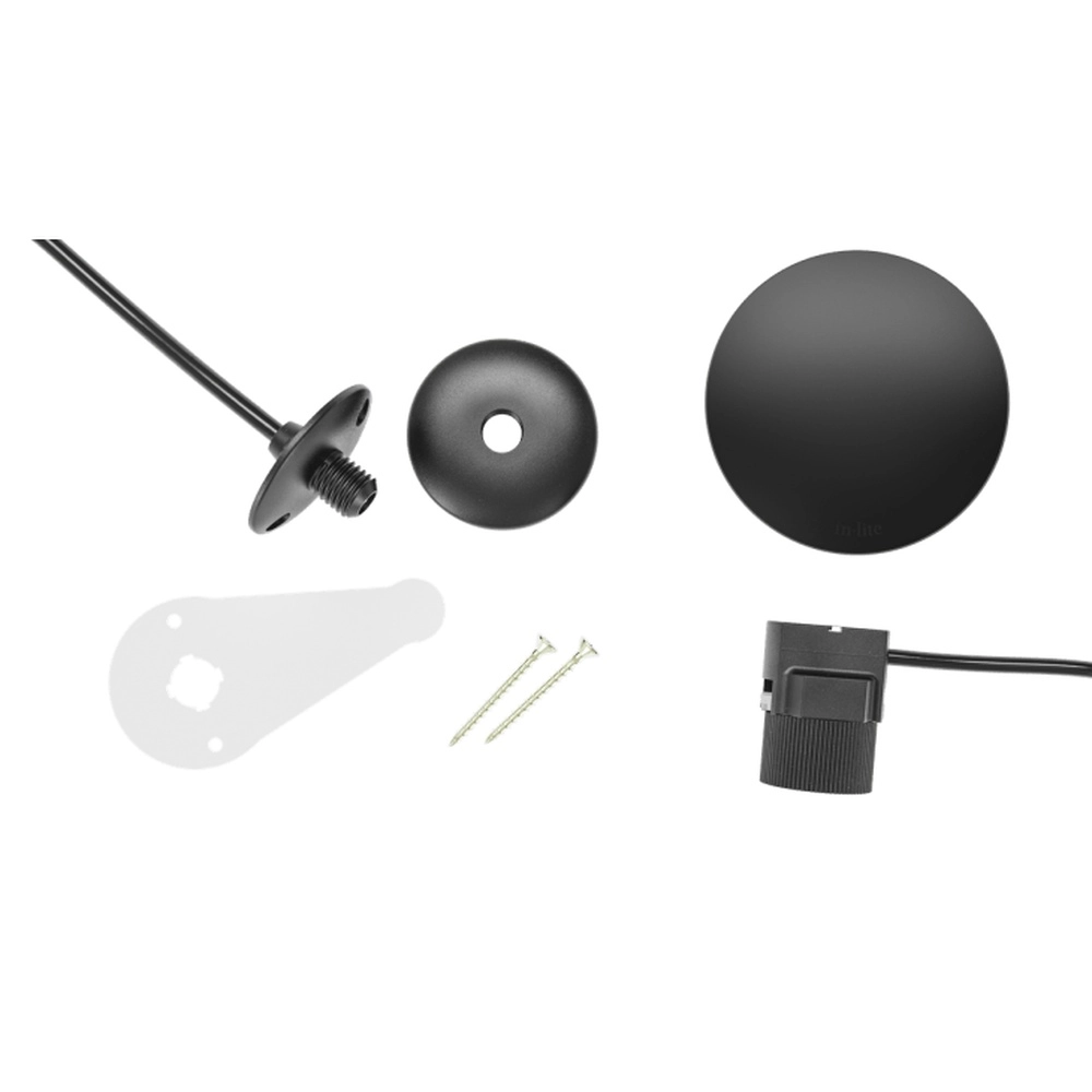 Lampe murale 12 volts Sway Wall Noir In-lite 8717051004896