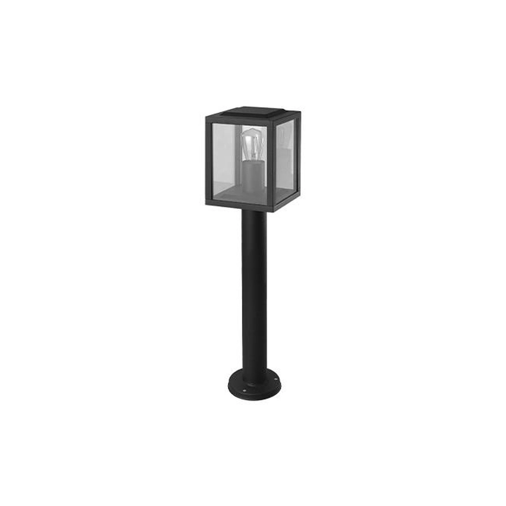 Lampe de jardin noire Lidio 60 cm