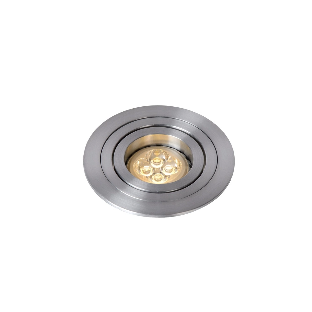 Projecteur encastré Tube chrome Ø 9,2cm Lucide 5411212220868