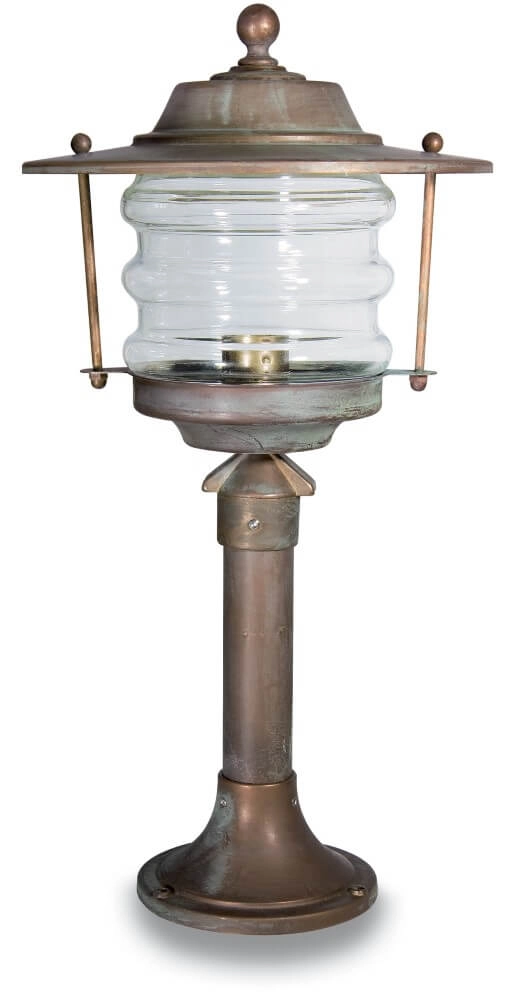 Lampe sur pied Onda S - laiton vieilli