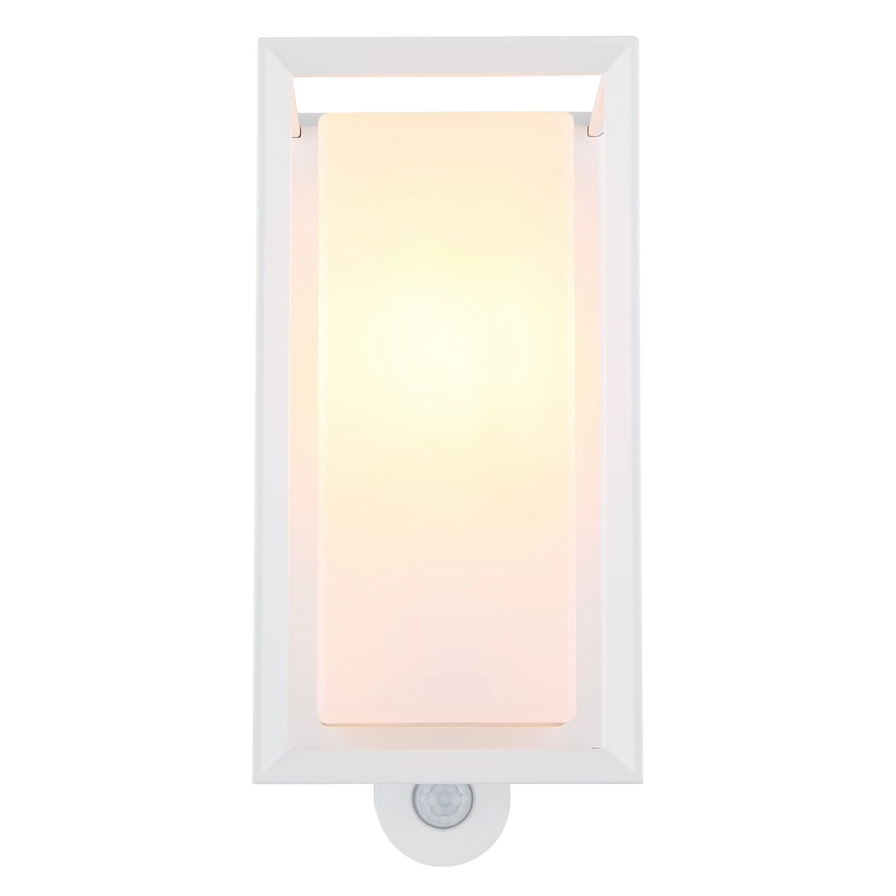Lampe murale extérieure Logana Blanc avec capteur Globo 9007371474813