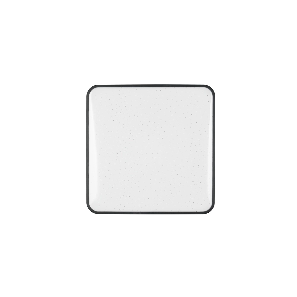 Lampe de plafond Relus Carré noir 27 x 27 cm Trio 4017807704716